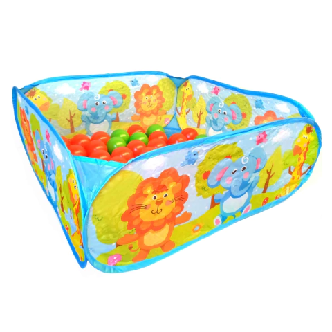 Pelotero infantil cuadrado Tigre con 50 pelotas, 11775