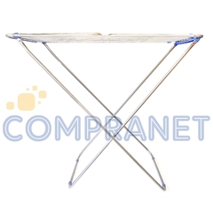 Tender de ropa, Plegable, tendedero de aluminio con alas, 11667 - tienda online