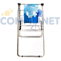 Tender de ropa, Plegable, tendedero de aluminio, con accesorios, 11668 - comprar online