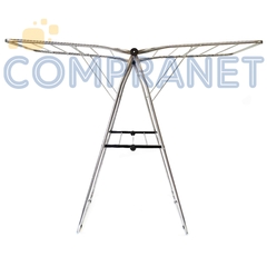 Tender de ropa, Plegable, tendedero de aluminio, con accesorios, 11668 - Compranet