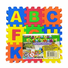 Goma Eva encastrable chico, x 27 piezas, letras del abecedario, 11778