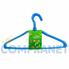 Perchas de Acero revestidas en plástico, x 10 unidades, colores, 11749 - Compranet