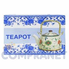 Tetera Porcelana China, 900c.c., con infusor, Diseño mariposas, 11835 - comprar online
