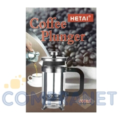 Imagen de Cafetera con embolo, Prensa francesa, de vidrio y acero 600 ml 11902