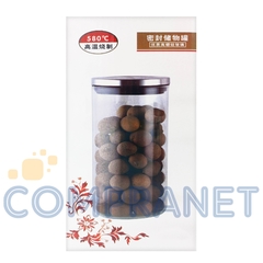 Frasco de Vidrio con tapa de Acero, 1 Litro, 11865 en internet