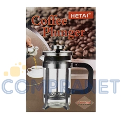 Cafetera con embolo, Prensa francesa, de vidrio y acero 11903 - comprar online