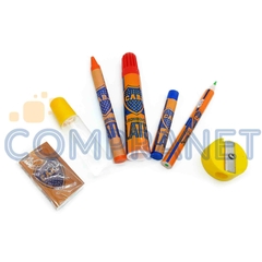 Set de Arte infantil x 40 piezas, Cresko Personajes, 12047 - Compranet