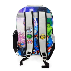 COMBO Mochila escolar 18´ espalda + Lunchera C/Botella Avengers 90124 - tienda online