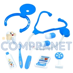 Set de Doctor/Dentista, Kit completo para niños, 2 colores, 10 piezas, 12155 en internet