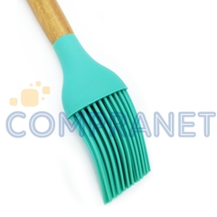 Pincel de Silicona, con mango de madera, Pastelería, Repostería, Cocina, 11853 - comprar online