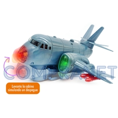 Juguete Avión c/Luz y sonido, a pila 12543 - comprar online