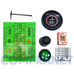 Juego de Mesa Ruleta, Generala y Cartas de póker, 12176 en internet