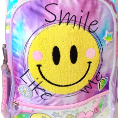 Mochila Footy “Smile” C/Carrito, 18 Pulgadas, Luz Led, original 12665 - tienda online