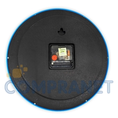 Reloj de pared Analógico de PVC, 28 cm diámetro, 3 colores 12709 - tienda online