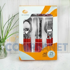 Juego de Cubiertos x 24 con bandeja, Premium 13074 - Compranet