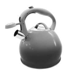 Pava Silbadora de acero inoxidable, 2,5lt, Mango Silicona 13275