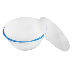Bowl Taper Contenedor de Vidrio c/Tapa Plástica, 2,5 Lts 13385 en internet