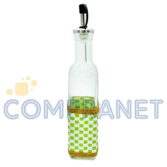 Aceitera/Vinagrera 250 c.c. de Vidrio con revestimiento, 11879