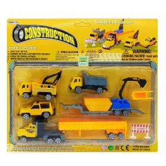 Set de vehículos en Blíster, Policía, Construcción, Militar, Bombero 12675 - Compranet