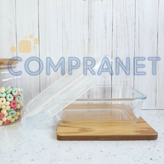 Taper Contenedor Recipiente hermético de Vidrio c/Tapa Plástica, 1030ml 13144 - comprar online