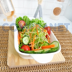 Fuente de porcelana 27 cm, rectangular Cocina, con asas 12810 - comprar online