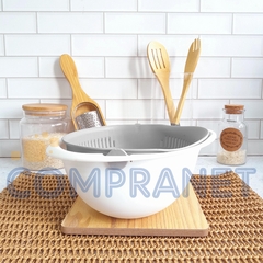 Escurridor Bowl de Vegetales Doble, Móvil 12826 - Compranet