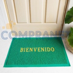 Felpudo rectangular, alfombra de bienvenida Goma, Bienvenidos 13124 - Compranet