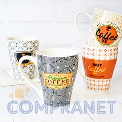Taza Cónica Mug Jarro para te/café, Deco Vintage 11844 - comprar online