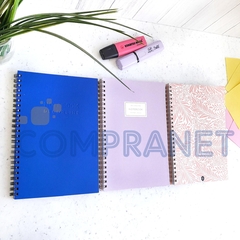 Cuaderno Rayado Decorline, 60 hojas, anillo doble, 14x21 cm 13154 - Compranet