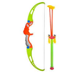 Set de Arco y Flecha infantil 2 en 1 flechas c/ventosas + cerbatana 13606 - tienda online