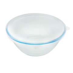 Bowl Taper Contenedor de Vidrio c/Tapa Plástica, 2,5 Lts 13385 - Compranet