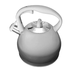 Pava Silbadora de acero inoxidable, 2,5lt, Mango Silicona 13275 - comprar online