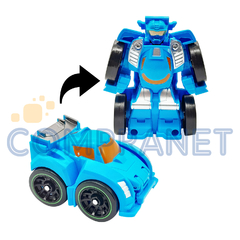 Imagen de Pista Max Robot con lanzador y auto transformable 13190