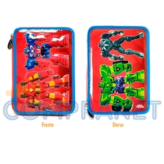 Cartuchera Frozen, Minecraft, Avengers PVC, 1 piso, con útiles, 12297 - comprar online