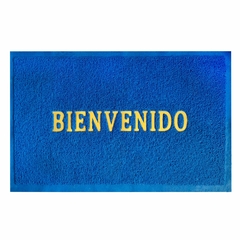 Felpudo rectangular, alfombra de bienvenida Goma, Bienvenidos 13124