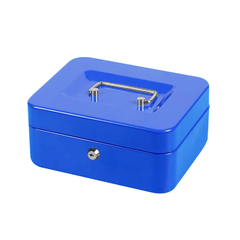 Caja de Seguridad Porta valores, Metálica C/Llave Chica 13779