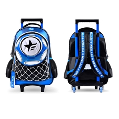 Mochila Futbol – Pelota 3D, 18 pulgadas, con Luz Led, c/Carrito, original Footy, 12211 - comprar online