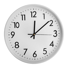 Reloj de pared Analógico de PVC, 30 cm diámetro, 12769 - Compranet