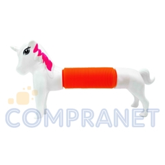 Pop Tube Unicornio, resorte anti stress, con Luz, 12385 - tienda online
