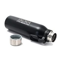 Botella Acero Inox 1 litro, Tapa a Rosca y agarre 13673 - comprar online