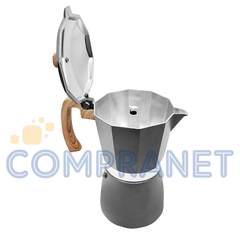 Cafetera Moka Express C/Mango de madera, 12 Pocillos 13181