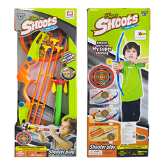 Set de Arco y Flecha infantil 2 en 1 flechas c/ventosas + cerbatana 13606 en internet