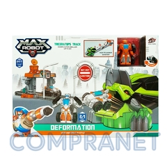 Pista Max Robot con lanzador y auto transformable 13190 en internet