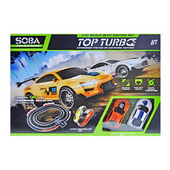 Pista de carreras Tipo Scalextric, 2 autos con Luz, USB, 12594 en internet