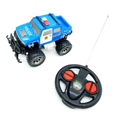 Camioneta Policía 4x4 Control remoto, Pilas 12098