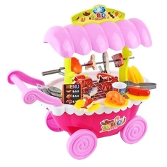 Carrito Parrilla de Barbacoa C/Luz y Sonido 55 piezas, 12537