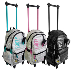 Mochila Footy 18 pulgadas, C/Carrito “Margarita”, Big Kids 13512 - comprar online