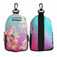 COMBO Mochila 19´, C/Carrito + Cartuchera “DEGRADÉ FLOWERS”, Phi Phi, 90109 - tienda online