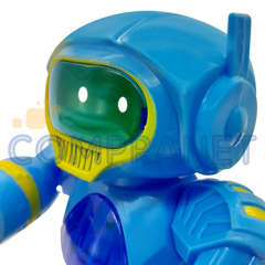 Robot a pila C/Luz y Sonido, choca y sigue 13083 - comprar online