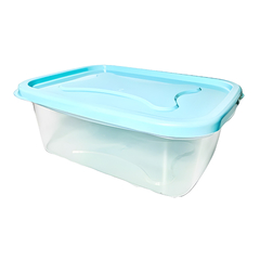 Contenedor plástico Taper Rectangular 1 Litro, c/Tapa, alimentos 12076 en internet